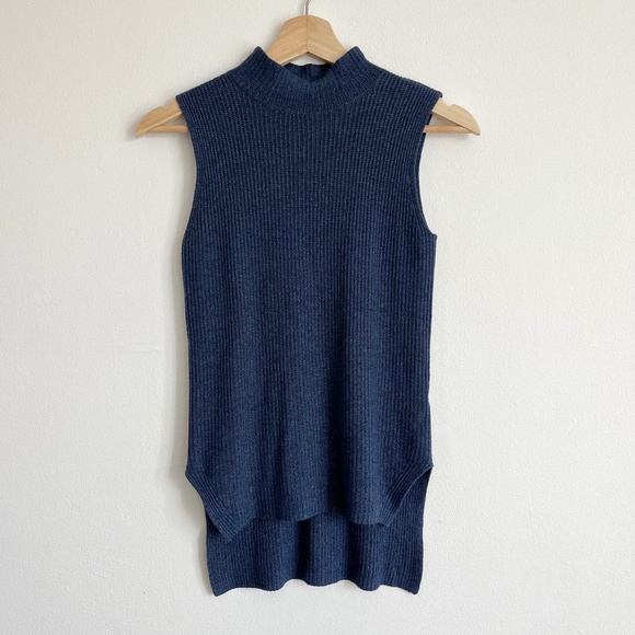 ASOS High-low Tunic In Rib with High Neck - Picture 5 of 6